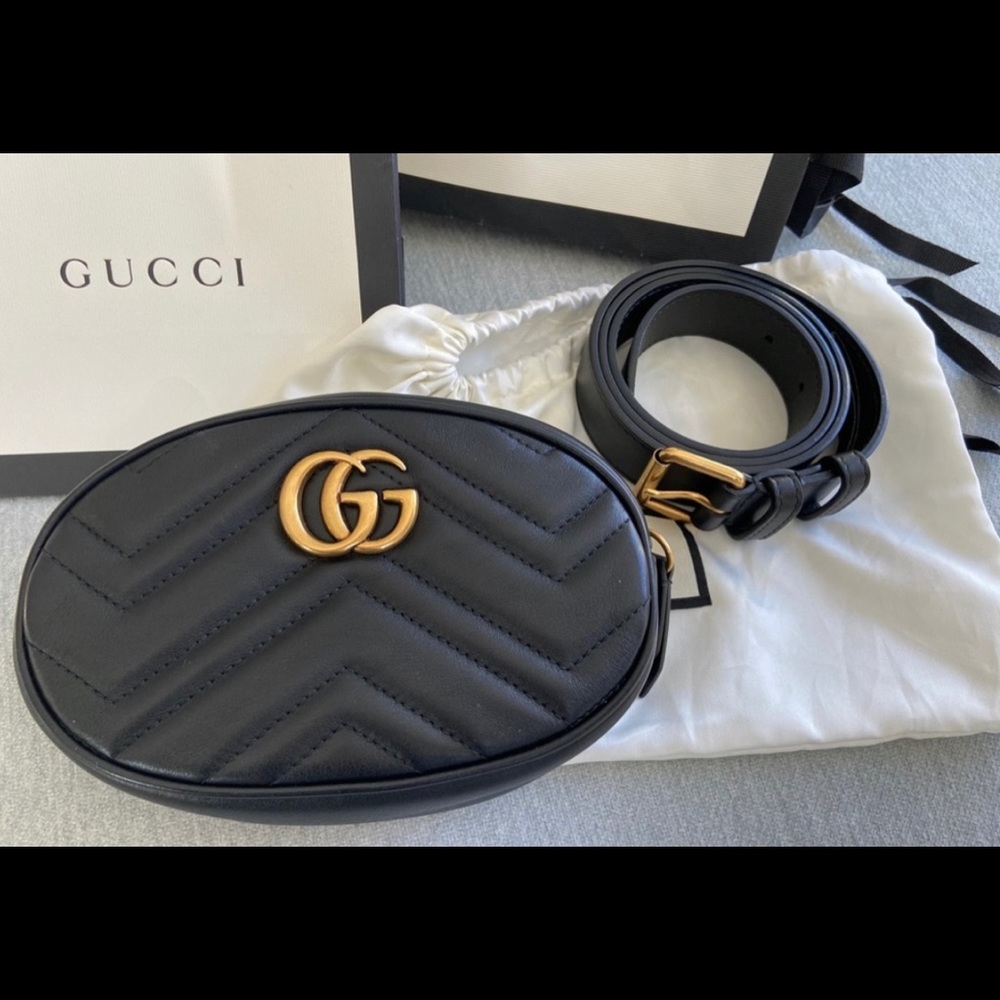Authentic Gucci belt bag small